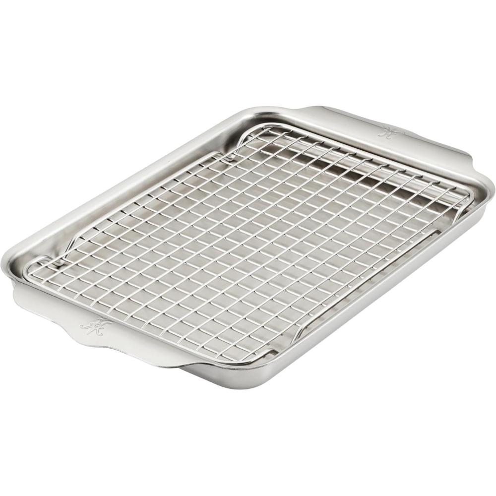 image:imageHestan OvenBond Collection 13 x 18 TriPly Clad Stainless Steel Half Sheet PanQuarter 9x12 inch