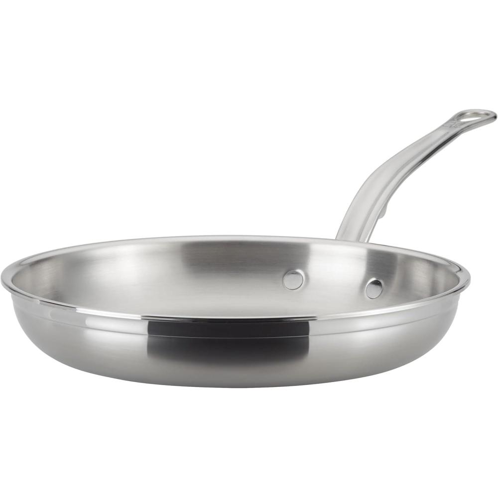 image:imageHestan ProBond Forged Professional Clad Stainless Steel Frying Pan 11Inch Induction Compatible11 Inch