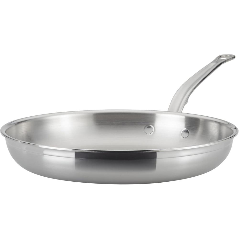 image:imageHestan ProBond Forged Professional Clad Stainless Steel Frying Pan 11Inch Induction Compatible125 Inch