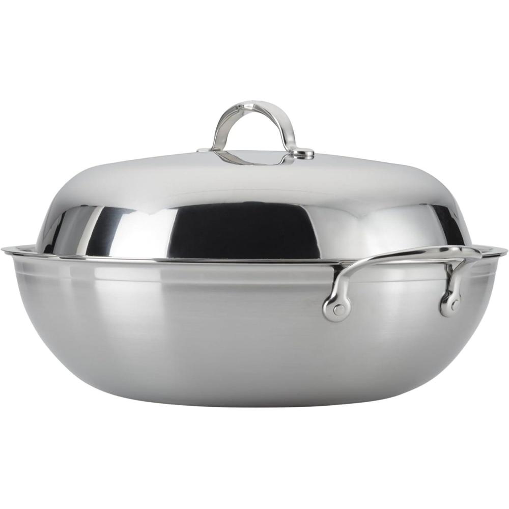 image:imageHestan ProBond Forged Professional Clad Stainless Steel Wok 14Inches Induction Compatible