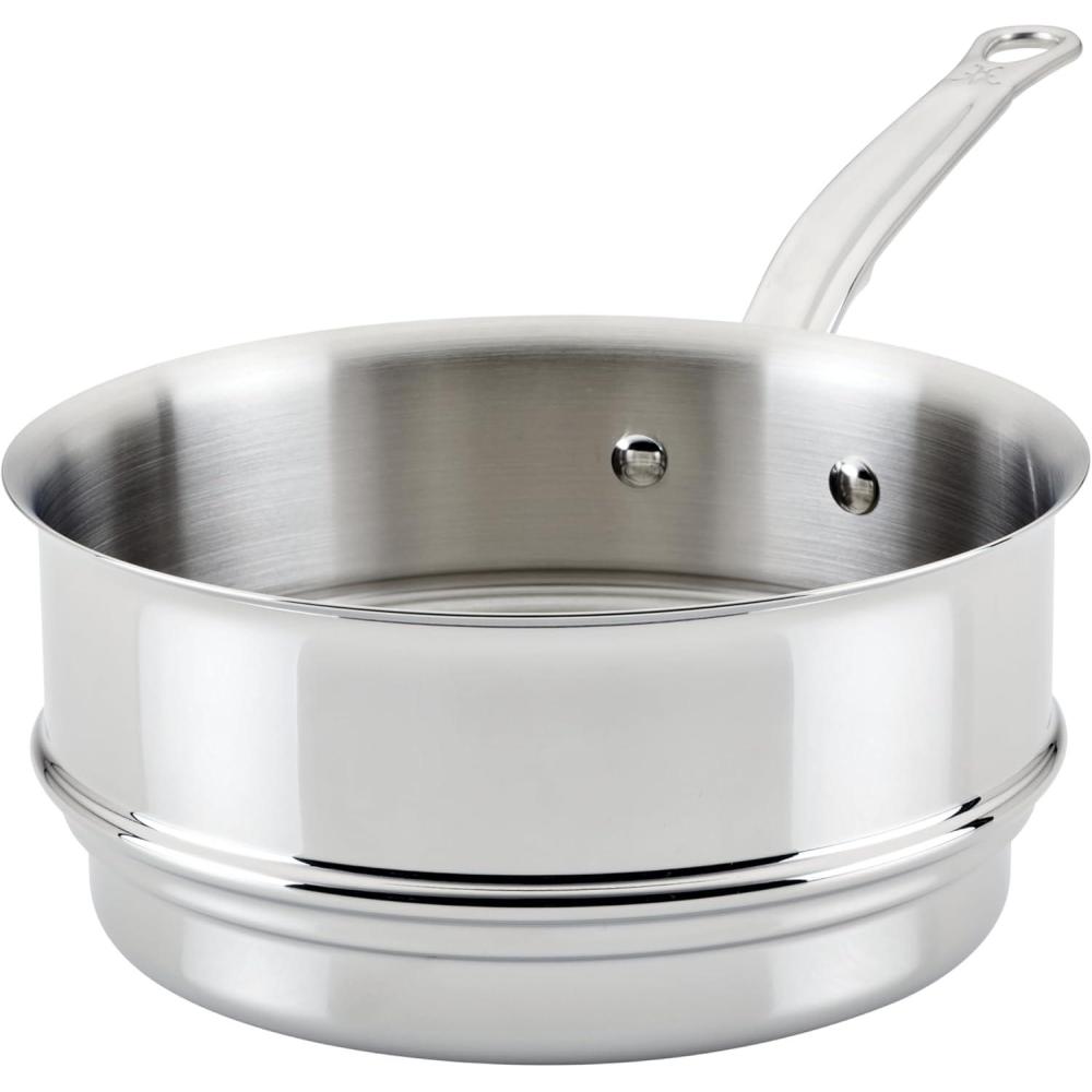 image:imageHestan Provisions 165 Classic Clad Roaster with Stainless Steel RackSteamer Insert