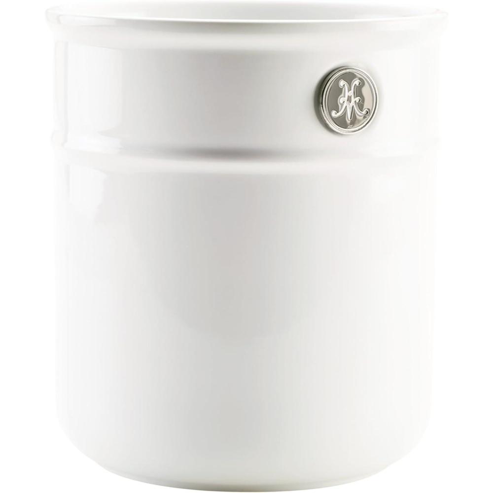 image:imageHestan Provisions Chefs Tools Porcelain Bain MarieUtensil Holder 625 x 575 x 7 Kiln Fired amp Chip Resistant