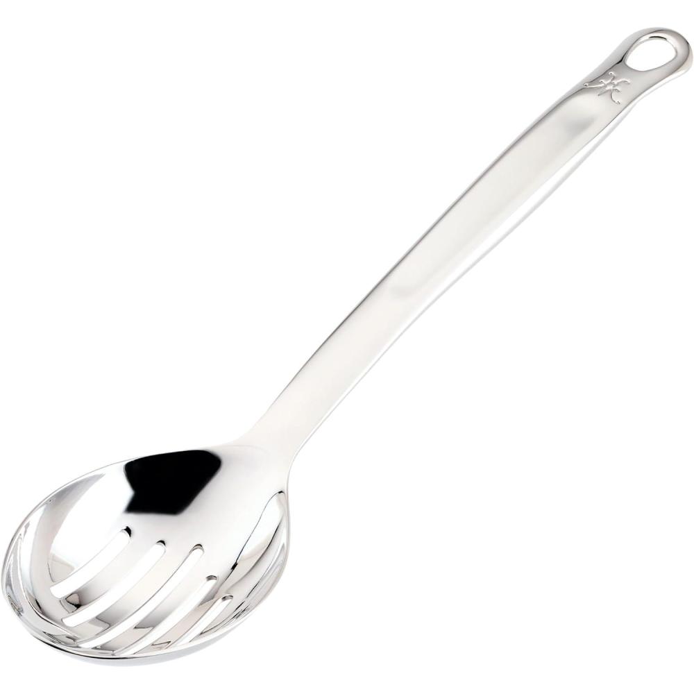 image:imageHestan Provisions Chefs Tools Ladle 13Inch 5 Ounce ArtisanPolished Stainless SteelSlotted Spoon