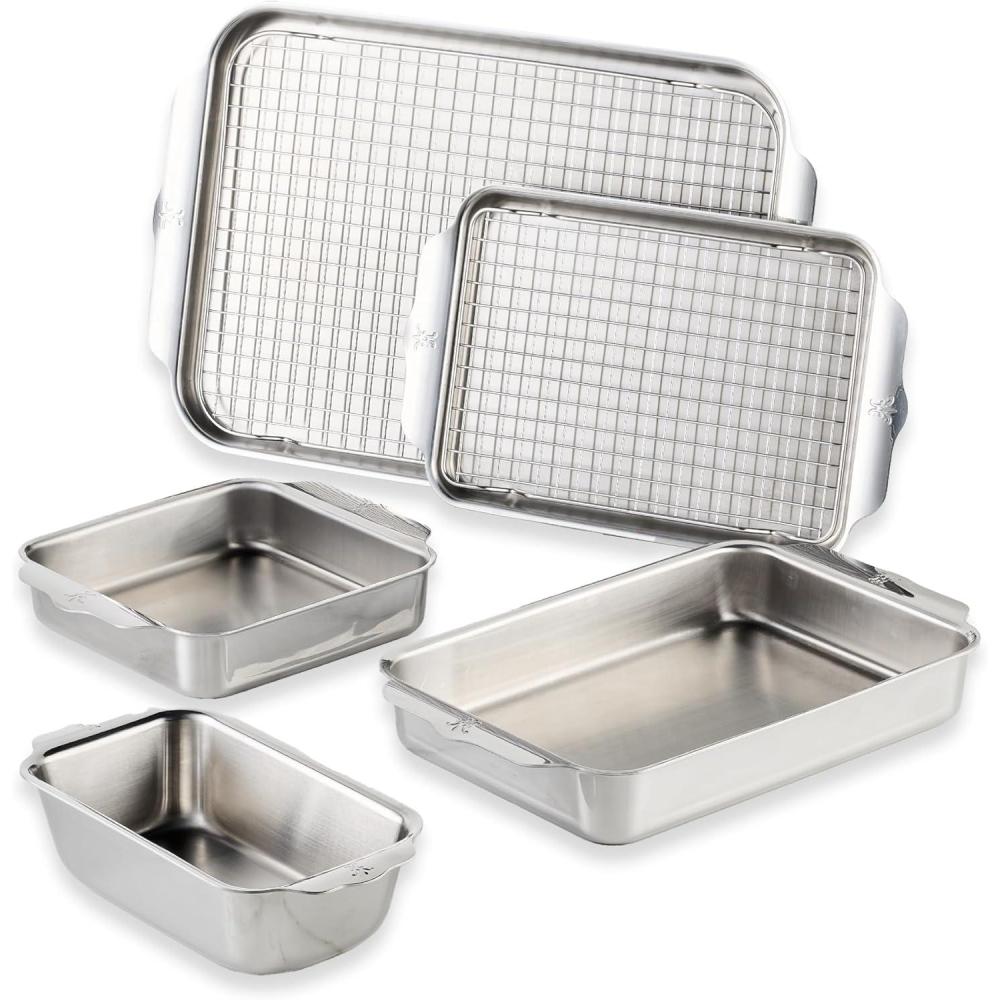 image:imageHestan Provisions OvenBond 7Piece Gourmet Essentials TriiPly Stainless Steel Set