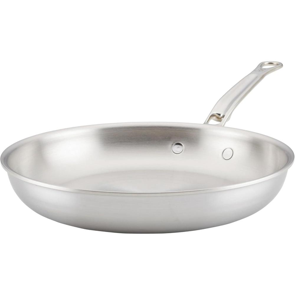 image:imageThomas Keller Insignia by Hestan Stainless Steel Frying Pan Set Induction Cooktop Compatible 11 amp 125Saut Pan 11inch