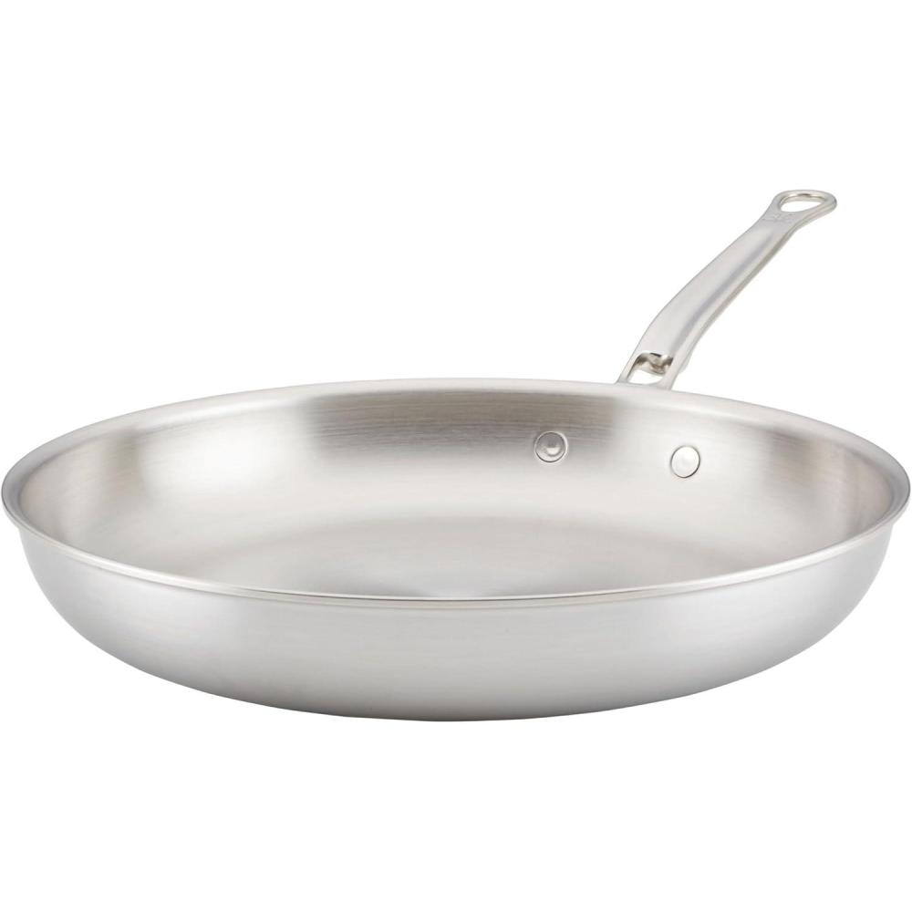 image:imageThomas Keller Insignia by Hestan Stainless Steel Frying Pan Set Induction Cooktop Compatible 11 amp 125Saut Pan 125inch