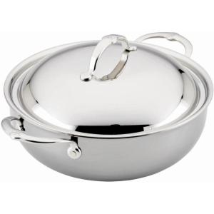 image:imageHestan  NanoBond Collection  Stainless Steel Dutch Oven Induction Cooktop Compatible 5 Quart
