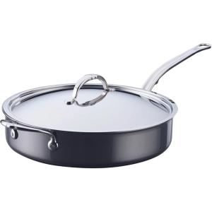 image:imageHestan  NanoBond Collection  Stainless Steel Titanium Saut Pan Induction Cooktop Compatible 5 Quart