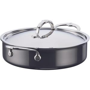 image:imageHestan  NanoBond Collection  Stainless Steel Titanium Sauteuse Induction Cooktop Compatible 35 Quart