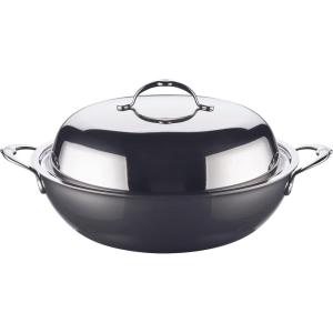 image:imageHestan  NanoBond Collection  Titanium Stainless Steel 14Inch Wok with Lid  Toxin PFAS amp Chemical Free Clean Cookware Induction Cooktop Compatible