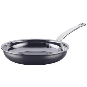 image:imageHestan NanoBond Molecular Titanium Frying Pan 85Inch  PFASFree Stainless Steel Skillet 4x Stronger 1050F Safe Induction Compatible Handcrafted ItalyFrying Pan 85Inch