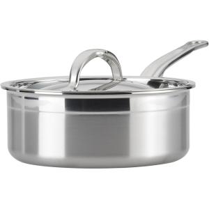 image:imageHestan ProBond Forged  Professional Clad Stainless Steel Sauce Pan 2 Quart Induction Compatible