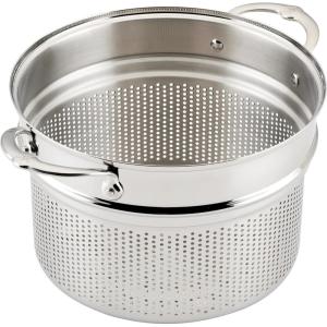image:imageHestan Provisions  165 Classic Clad Roaster with Stainless Steel RackPasta Insert