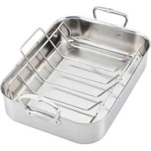 image:imageHestan Provisions  165 Classic Clad Roaster with Stainless Steel RackRoaster 145inch