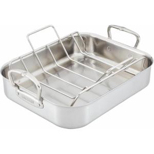 image:imageHestan Provisions  165 Classic Clad Roaster with Stainless Steel RackRoaster 165inch