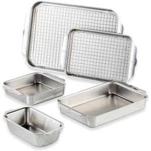 image:imageHestan Provisions OvenBond 7Piece Gourmet Essentials TriiPly Stainless Steel Set