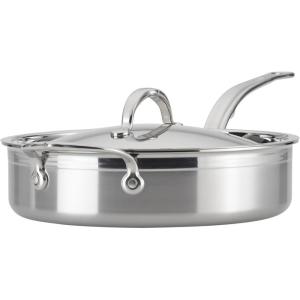 image:imageProBond Forged 35Quart Professional Clad Stainless Steel Saut Pan with Lid35 Qt