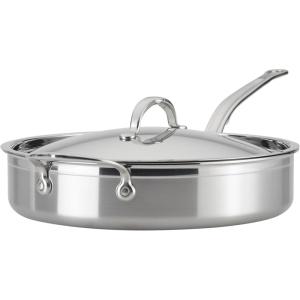 image:imageProBond Forged 35Quart Professional Clad Stainless Steel Saut Pan with Lid5 Qt