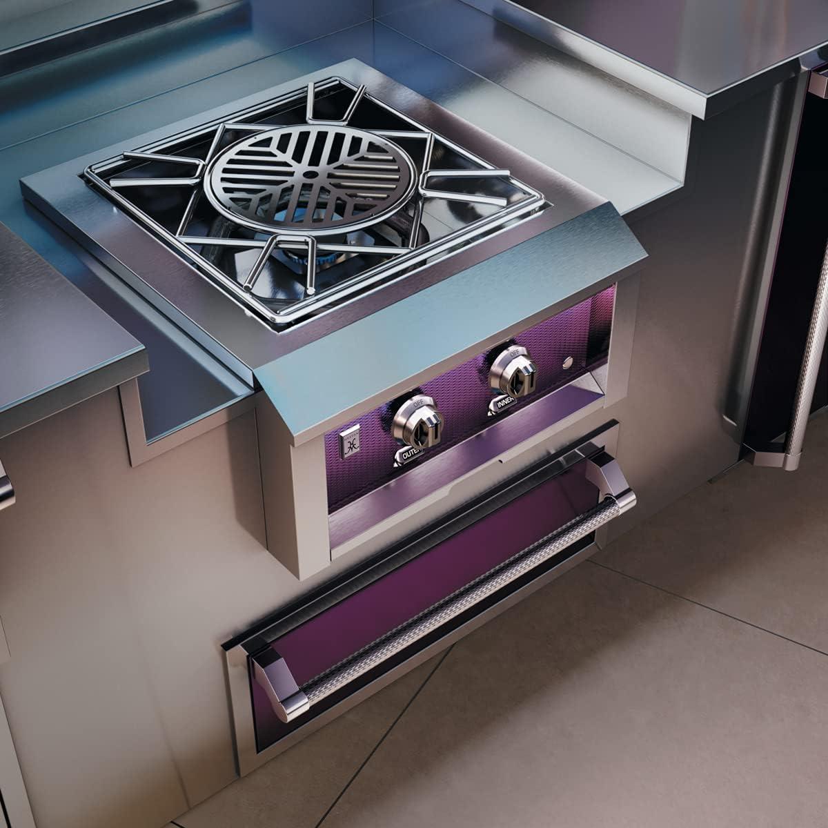 image:imageHestan 70000 BTU 24 Inch Wide Natural Gas BuiltIn Power Burner with Integrated Wok Ring from the Hestan Outdoor SeriesGrove