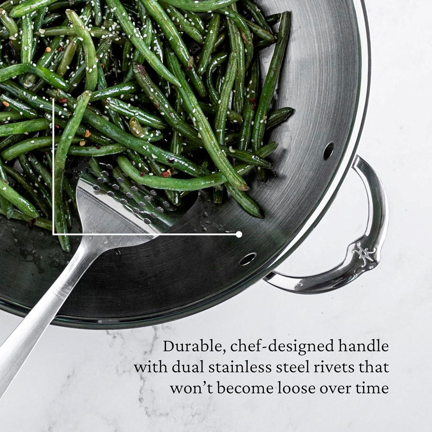 image:imageProBond Luxe 75Quart Professional Clad Stainless Steel 14 Wok with Dome Lid