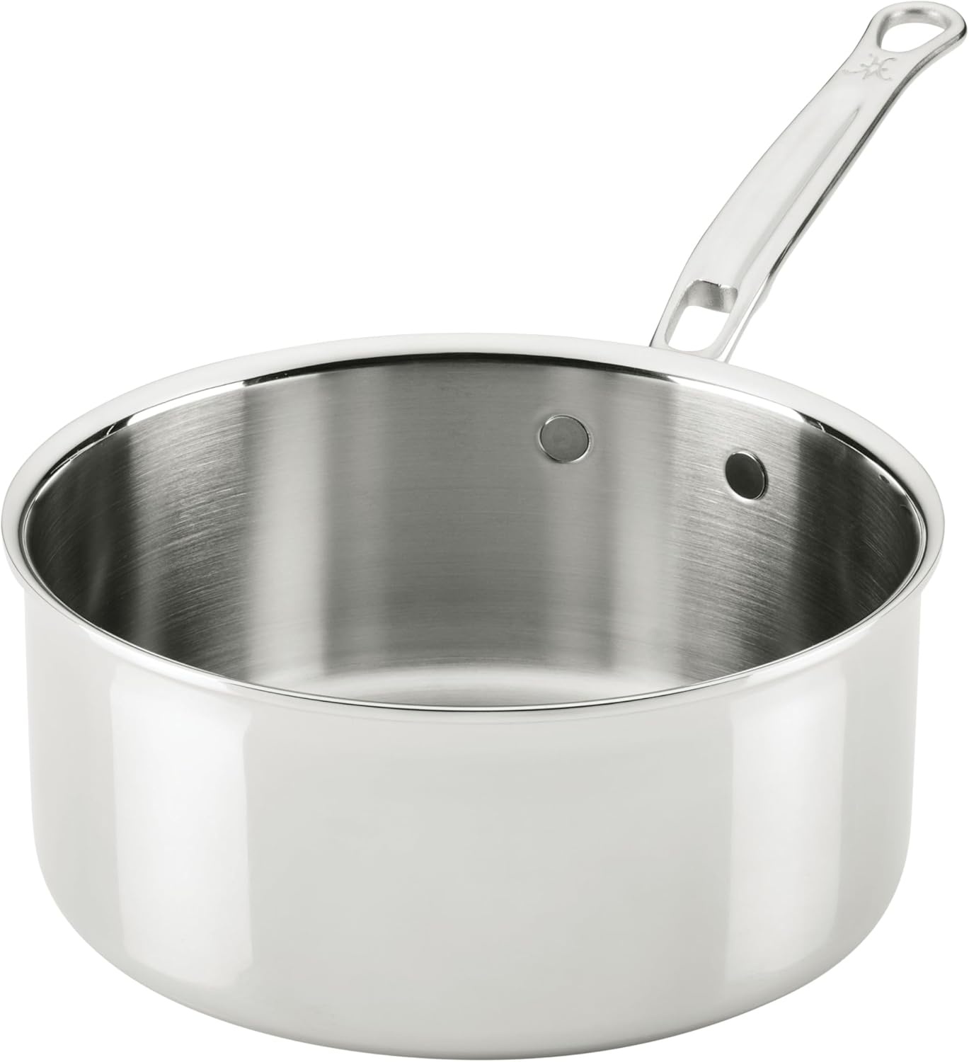 image:imageHestan ProBond Luxe 3Quart Saucepan with Lid Professional Clad Stainless Steel ProCore TriPly Clad Construction Polished Exterior Induction amp Oven Safe