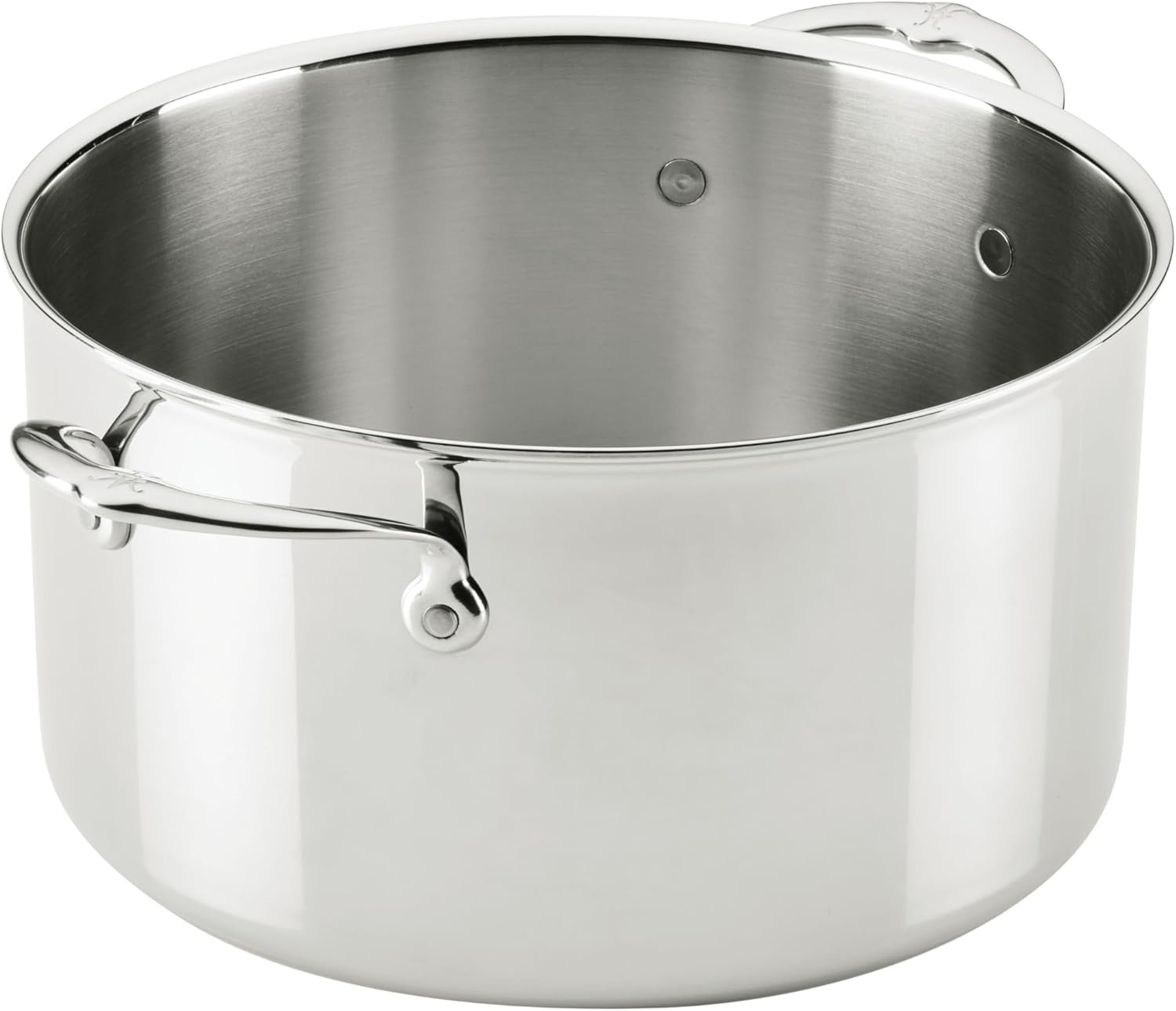 image:imageHestan ProBond Luxe 8Quart Saucepan with Lid Professional Clad Stainless Steel ProCore TriPly Clad Construction Polished Exterior Induction amp Oven Safe