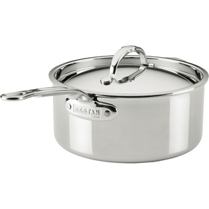 image:imageHestan ProBond Luxe 4Quart Saucepan with Lid Professional Clad Stainless Steel ProCore TriPly Clad Construction Polished Exterior Induction amp Oven Safe