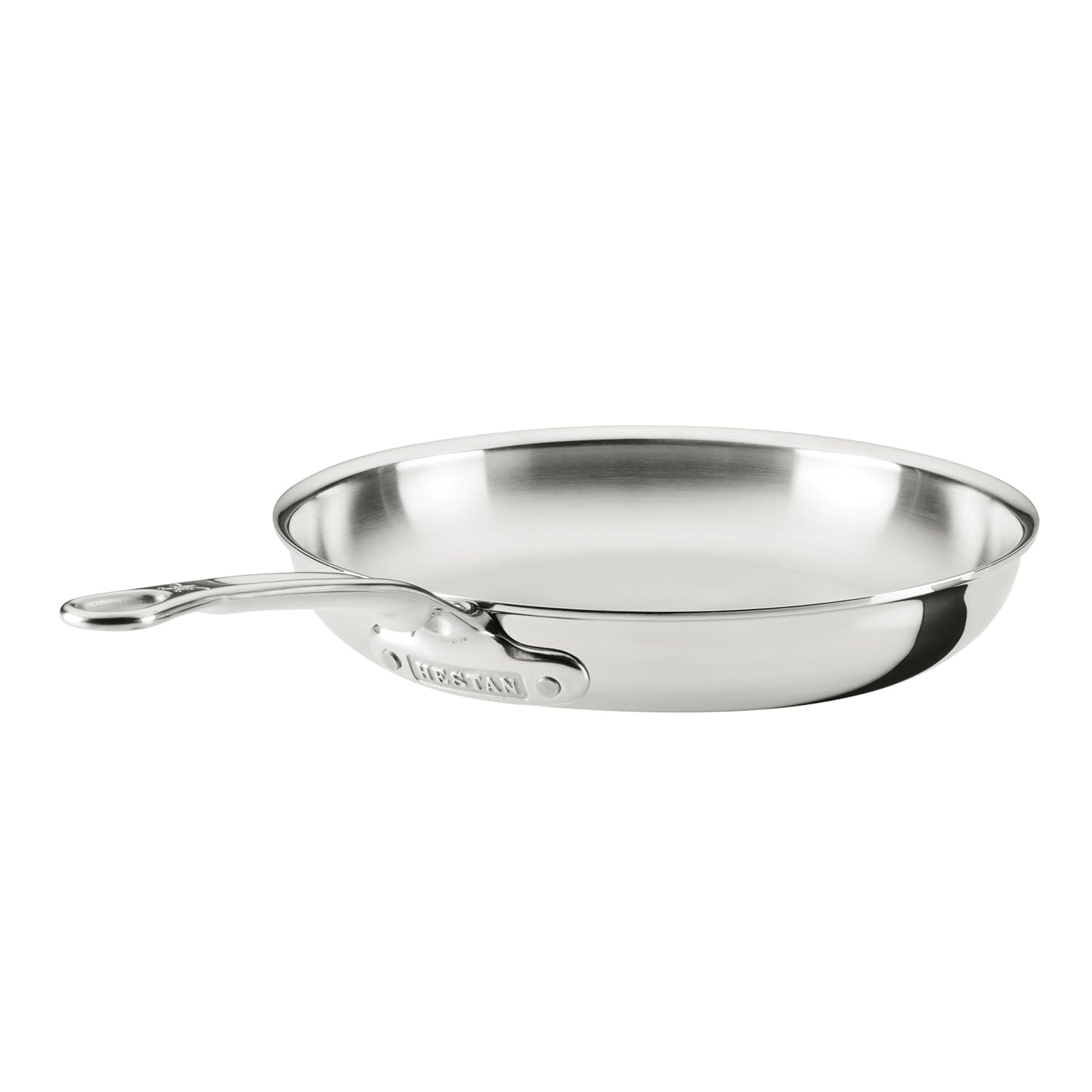 image:imageHestan ProBond Luxe 11Inch Skillet Professional Clad Stainless Steel ProCore TriPly Clad Construction Polished Exterior Induction amp Oven Safe