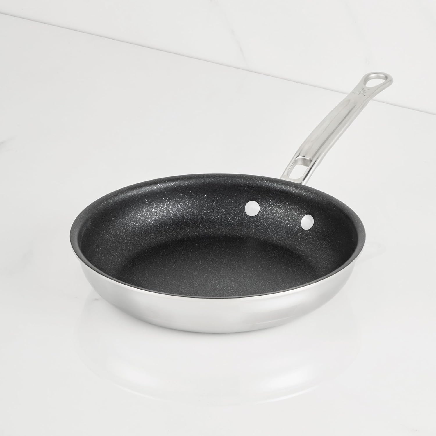 image:imageHestan ProBond Luxe TITUM Nonstick Skillet 85Inch Professional Clad Stainless Steel ProCore TriPly Clad Construction Polished Exterior Induction amp Oven Safe