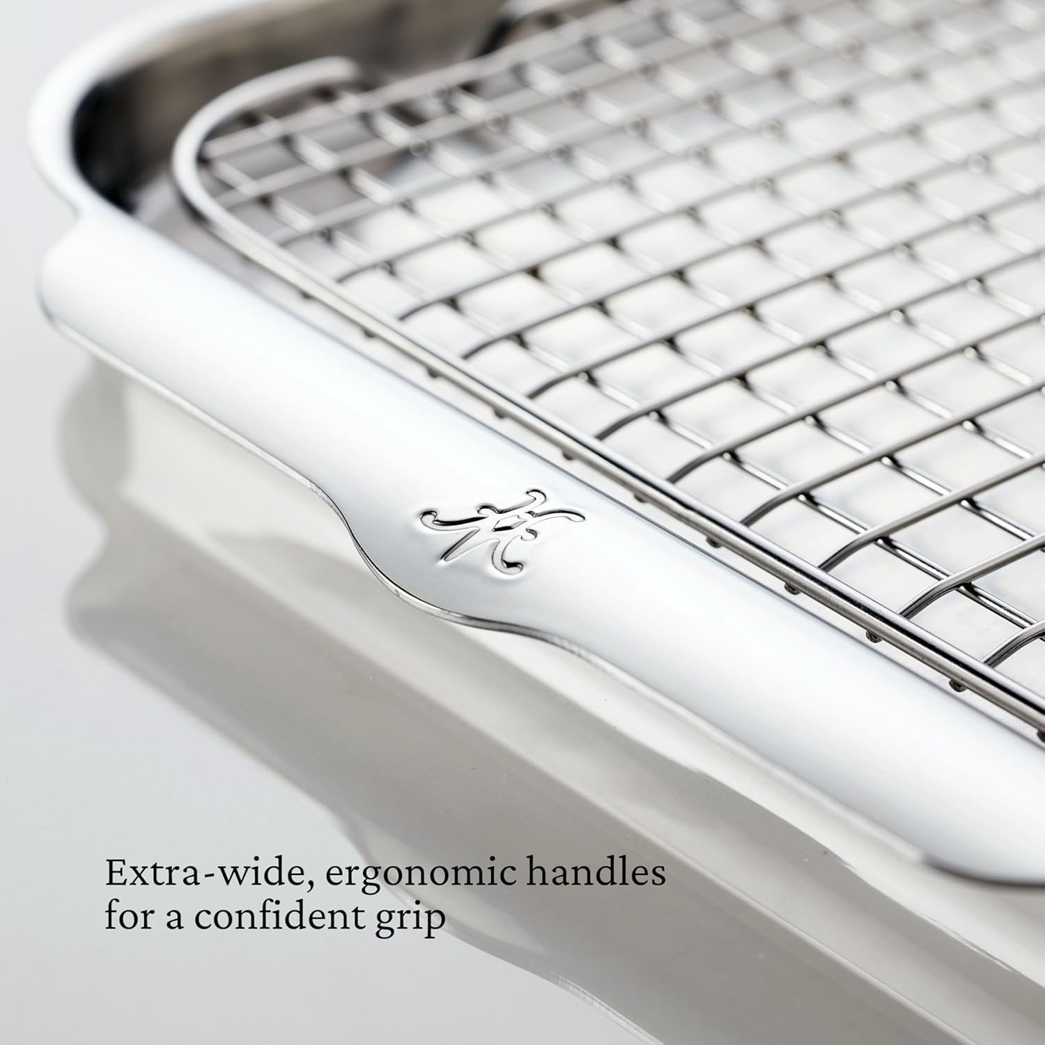 image:imageHestan Provisions OvenBond 4Piece Triply Sheet Pan amp Stainless Steel Cooling Rack Set of 25 piece Set