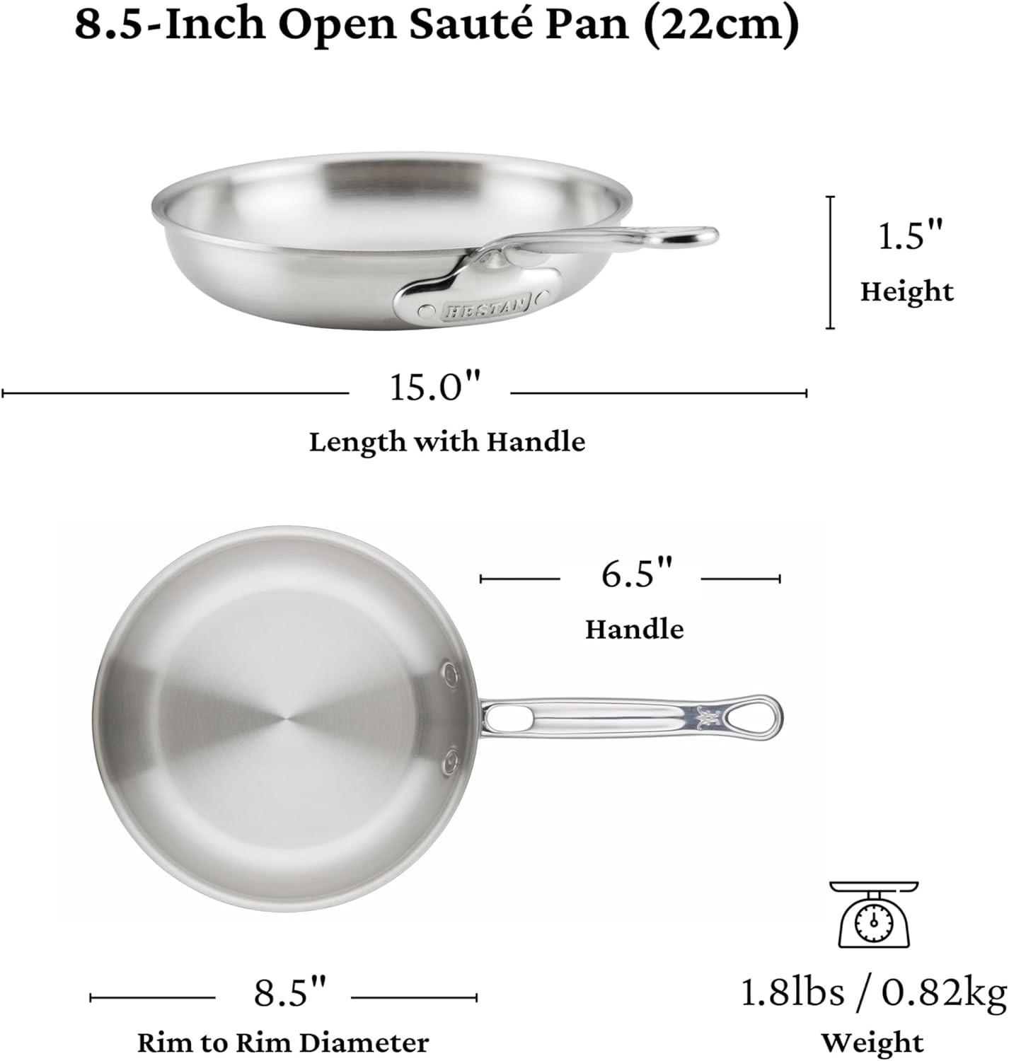 image:imageThomas Keller Insignia by Hestan TITUM Nonstick 125 Frying Pan Induction Cooktop Compatible Madde without PFOAsFrying Pan 85Inch