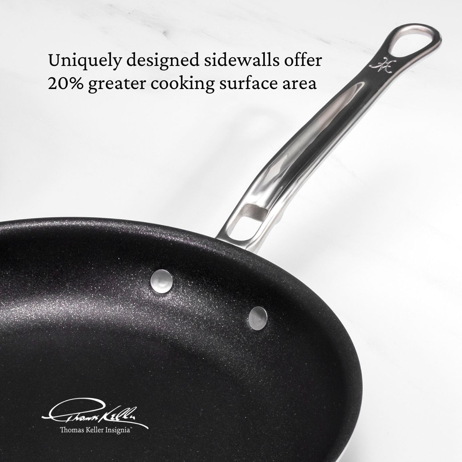 image:imageThomas Keller Insignia by Hestan TITUM Nonstick 125 Frying Pan Induction Cooktop Compatible Madde without PFOAsFrying Pan Set 2Piece