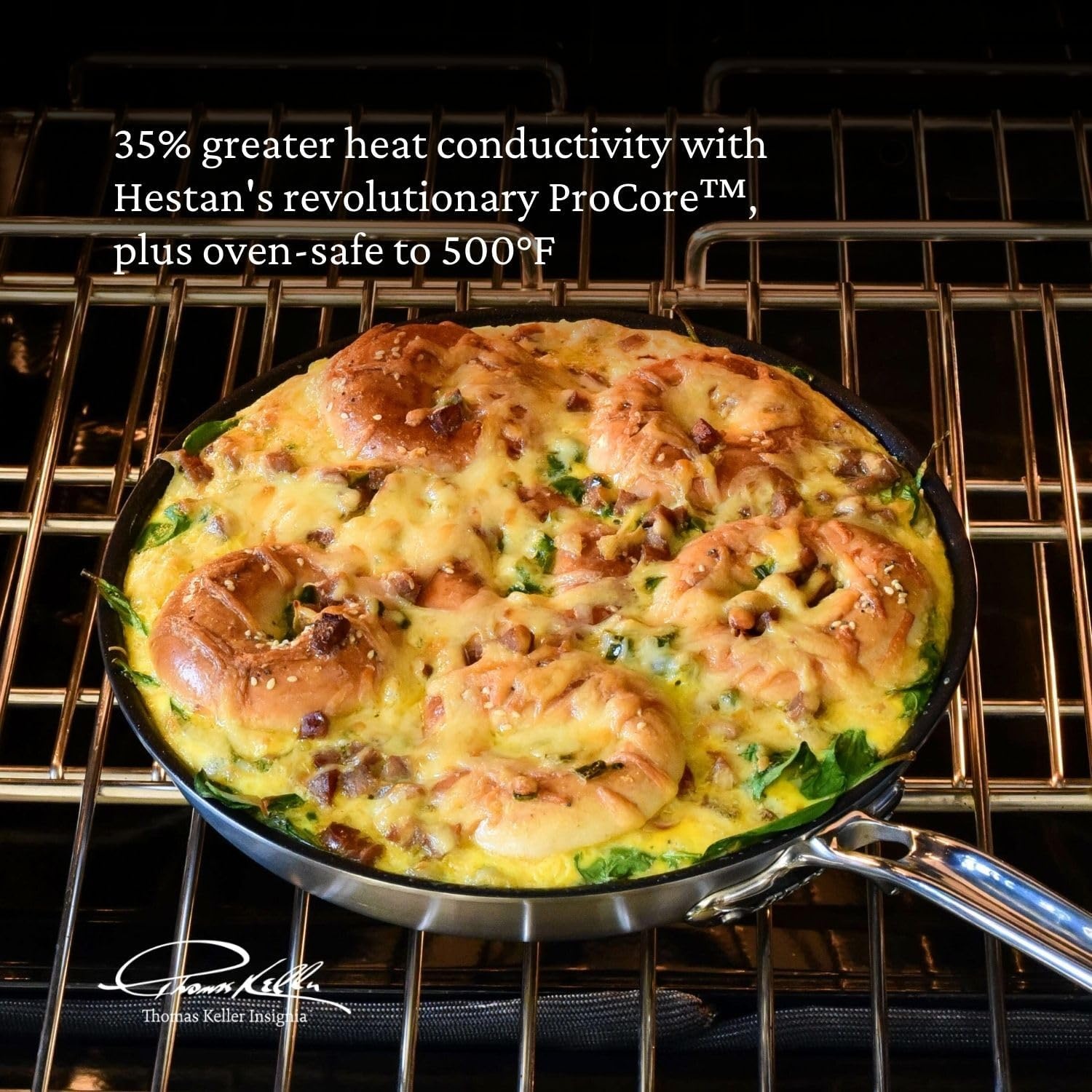 image:imageThomas Keller Insignia by Hestan TITUM Nonstick 125 Frying Pan Induction Cooktop Compatible Madde without PFOAsFrying Pan Set 2Piece