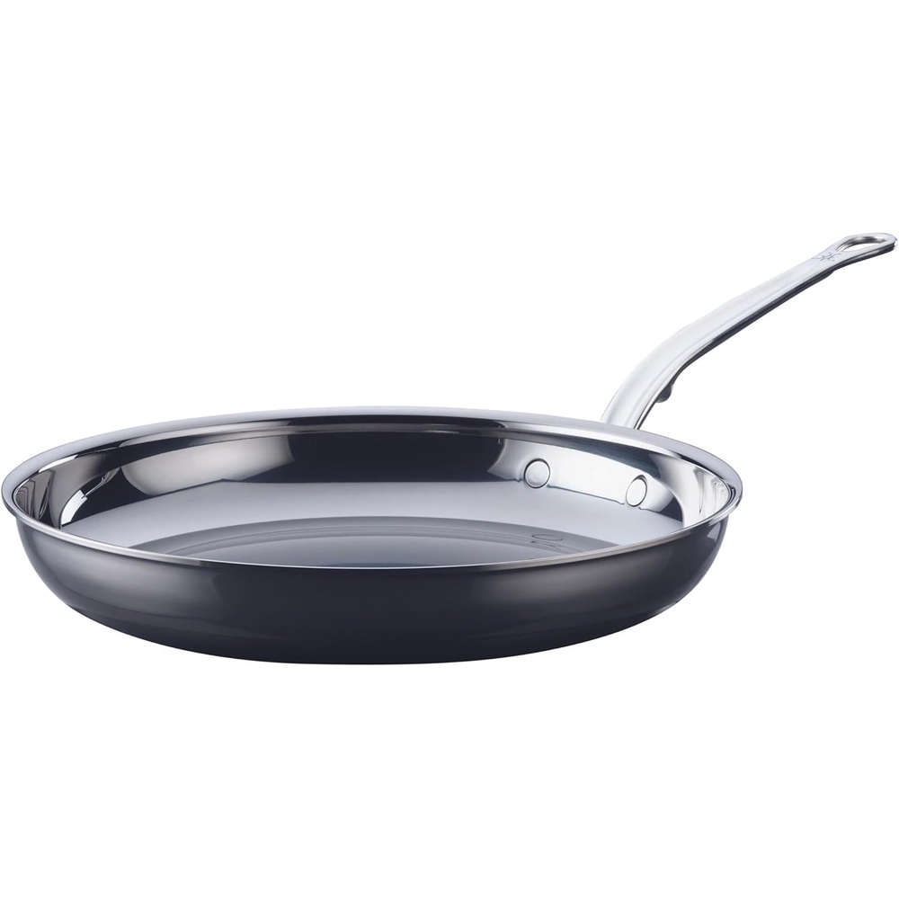 image:imageHestan NanoBond Collection Titanium Stainless Steel 125Inch Frying Pan Toxin PFAS amp Chemical Free Clean Cookware Induction Cooktop Compatible
