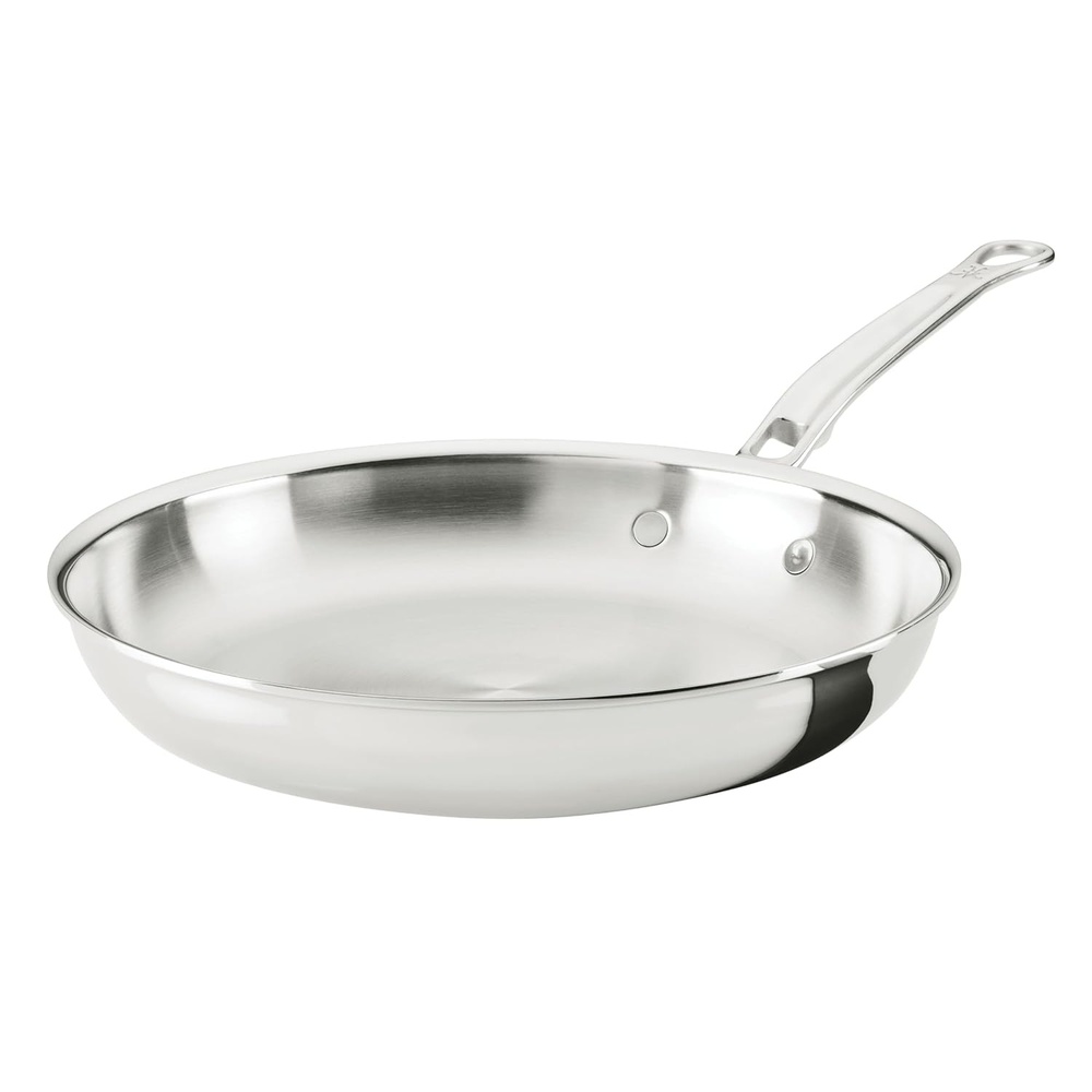 image:imageHestan ProBond Luxe 11Inch Skillet Professional Clad Stainless Steel ProCore TriPly Clad Construction Polished Exterior Induction amp Oven Safe