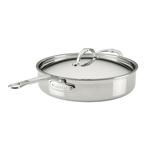 image:imageHestan ProBond Luxe 5Quart Saut Pan with Lid Professional Clad Stainless Steel ProCore TriPly Clad Construction Polished Exterior Induction amp Oven Safe
