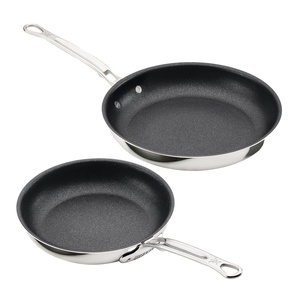 image:imageHestan ProBond Luxe TITUM Nonstick 2Piece Skillet Set 85 amp 11Inch Professional Clad Stainless Steel ProCore TriPly Clad Construction Polished Exterior Induction amp Oven Safe