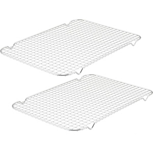 image:imageHestan Provisions OvenBond  125 x 175 Stainless Steel Half Sheet Pan Cooling Racks Set of 2