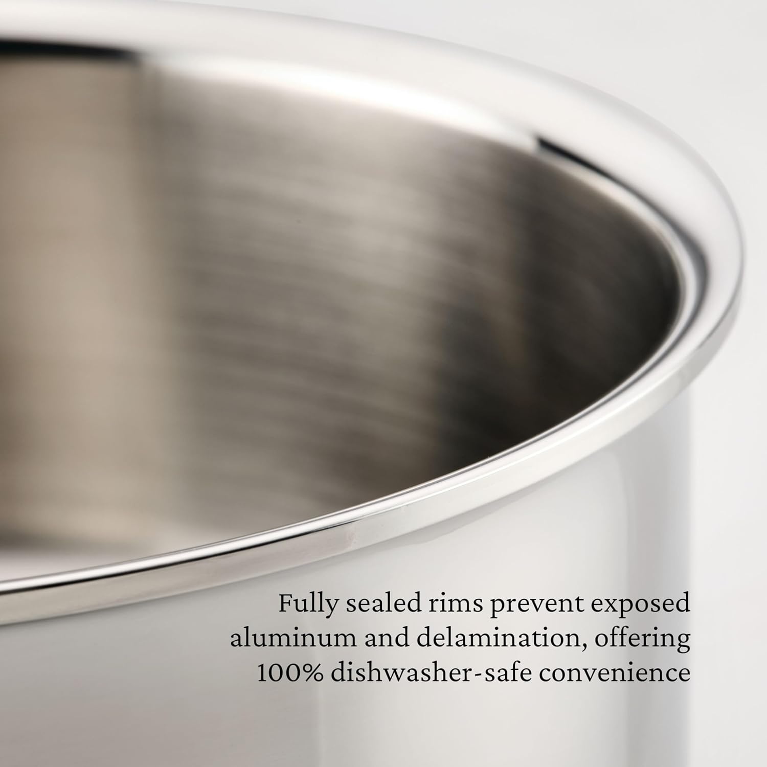 image:imageHestan ProBond Luxe 3Quart Soup Pot amp Stemer Insert Set Professional Clad Stainless Steel ProCore TriPly Clad Construction Polished Exterior Induction amp Oven Safe