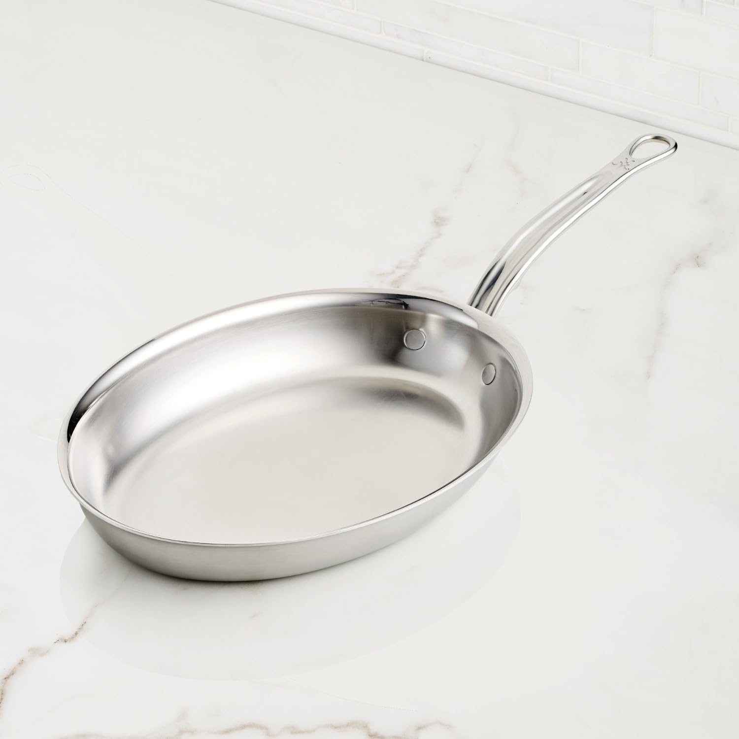 image:imageHestan Provisions Oval Fish Pan TriPly Stainless Steel 212 Quart 125 x 9 Induction compatible amp Dishwasher Safe