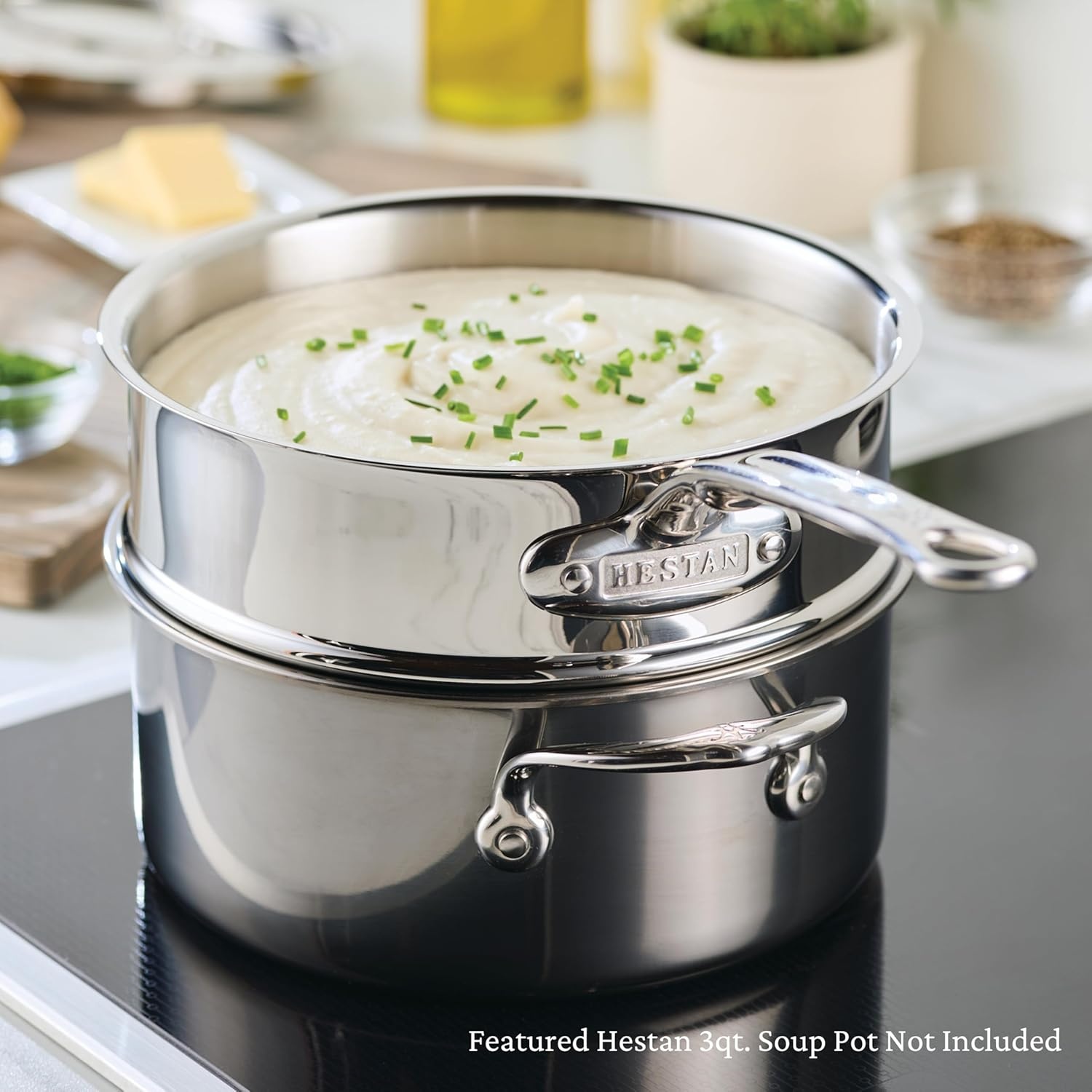 image:imageHestan Provisions Stainless Steel Double Boiler Insert 3 Quart