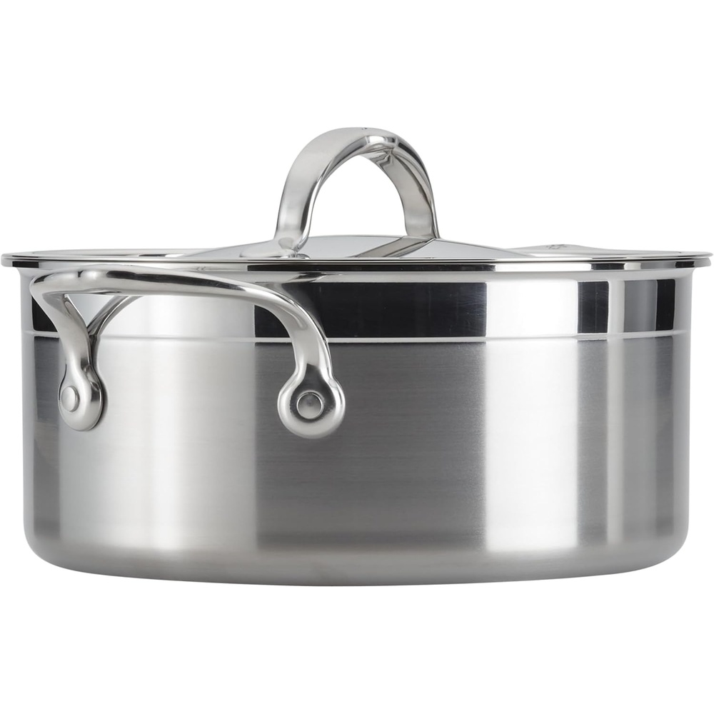 image:imageHestan ProBond Forged Professional Clad Stainless Steel Soup Pot 3 Quart Induction Compatible