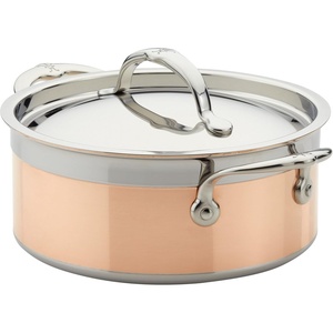 image:imageHestan  CopperBond Collection  100 Pure Copper Soup Pot Induction Cooktop Compatible 3 Quart3 Quarts