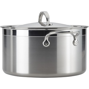 image:imageHestan  ProBond Collection  Professional Clad Stainless Steel Stock Pot Induction Cooktop Compatible 8 Quart85 Quarts