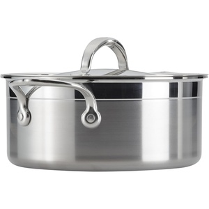 image:imageHestan ProBond Forged  Professional Clad Stainless Steel Soup Pot 3 Quart Induction Compatible